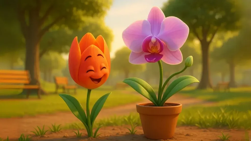 Lale ile Orkide Masali