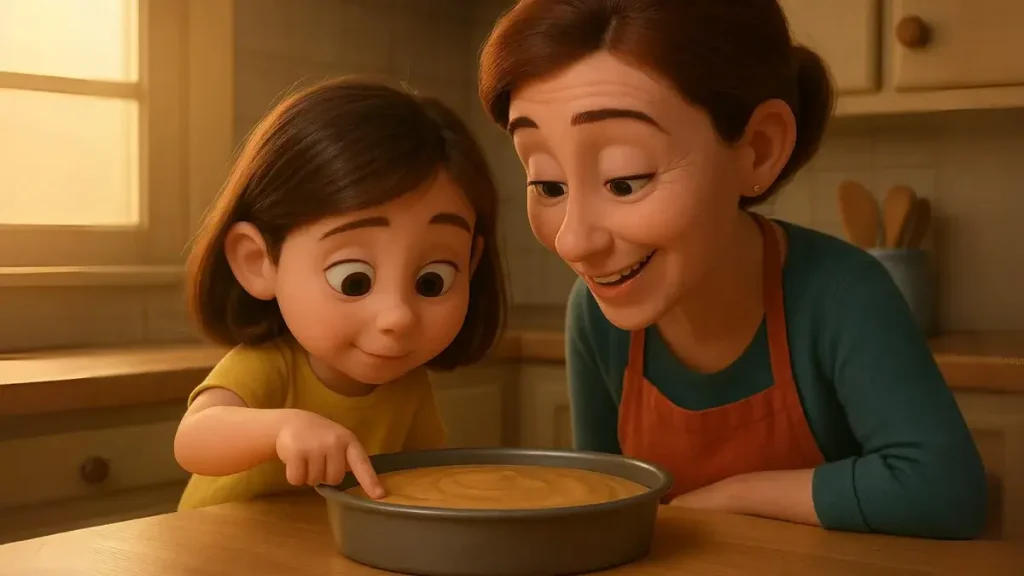 Annemle Kek Yapıyoruz Masali